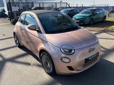 SPOTICAR Fiat 500 E 500c E 95 Ch Icone Occasion - Citadine Electrique Rose - Saint-etienne - 1203962920_3