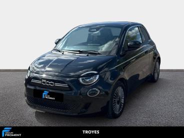 SPOTICAR Fiat 500 Electric 500 E 118 Ch Nouvelle 500 Occasion - Citadine Electrique Noir - La Chapelle Saint-luc Cedex - 1204131615_1