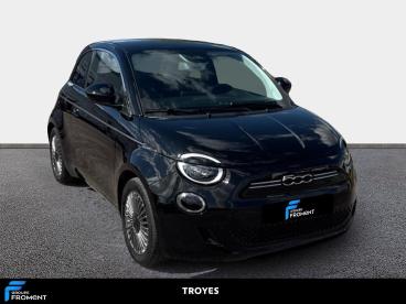 SPOTICAR Fiat 500 Electric 500 E 118 Ch Nouvelle 500 Occasion - Citadine Electrique Noir - La Chapelle Saint-luc Cedex - 1204131615_3