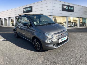 SPOTICAR Fiat 500 500c 0.9 8v Twinair 85ch S&s Club Occasion - Citadine Essence Electroclash Grey Métal - Saint Doulchard - 1203255130_3