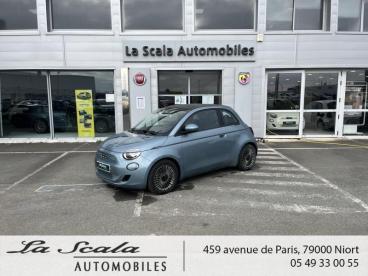 SPOTICAR Fiat 500 500c E 118ch Icone Occasion - Citadine Electrique Bleu - Niort - 1203435857_1