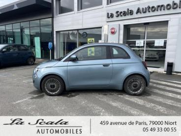 SPOTICAR Fiat 500 500c E 118ch Icone Occasion - Citadine Electrique Bleu - Niort - 1203435857_2
