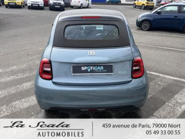 SPOTICAR Fiat 500 500c E 118ch Icone Occasion - Citadine Electrique Bleu - Niort - 1203435857_4