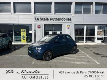 SPOTICAR Fiat 500 500c E 118ch Icone Occasion - Citadine Electrique Vert - Niort - 1203435871_1
