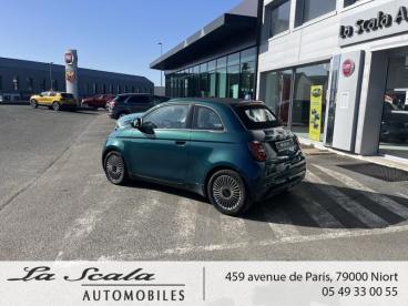 SPOTICAR Fiat 500 500c E 118ch Icone Occasion - Citadine Electrique Vert - Niort - 1203435871_3