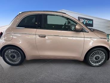 SPOTICAR Fiat 500 500c E 95ch Pack Confort My23 Occasion - Citadine Electrique Rose Gold Métal - Dizy - 1203462385_4