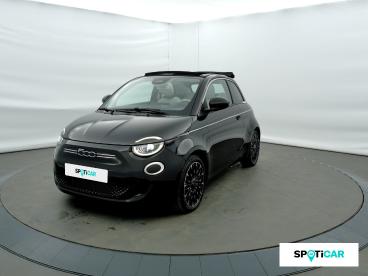SPOTICAR Fiat 500 500c E 118ch La Prima My23 Occasion - Citadine Electrique Onyx Black Pastel - La Ravoire - 1203594490_1