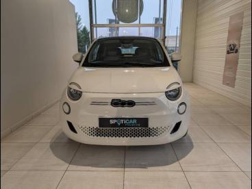 SPOTICAR Fiat 500 500c E 118ch Icone Occasion - Citadine Electrique Blanc - Charmeil - 1203631580_2