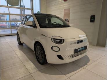 SPOTICAR Fiat 500 500c E 118ch Icone Occasion - Citadine Electrique Blanc - Charmeil - 1203631580_3