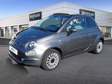 SPOTICAR Fiat 500 500c 1.2 8v 69ch Eco Pack  Lounge Occasion - Citadine Essence Electroclash Grey Métal - Marseille - 1203640896_1