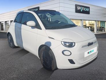 SPOTICAR Fiat 500 500c E 118ch Icone Occasion - Citadine Electrique Blanc - Marseille - 1203641985_3