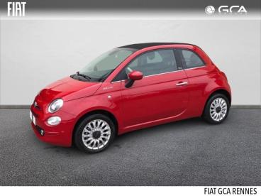 SPOTICAR Fiat 500 500c 1.0 70ch Bsg S&s Dolcevita Occasion - Citadine Hybride Pasodoble Red Pastel - Cesson-sevigne - 1203811822_1