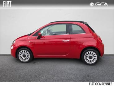 SPOTICAR Fiat 500 500c 1.0 70ch Bsg S&s Dolcevita Occasion - Citadine Hybride Pasodoble Red Pastel - Cesson-sevigne - 1203811822_3