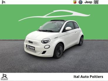 SPOTICAR Fiat 500 500c E 118ch Icone Occasion - Citadine Electrique Blanc - Poitiers - 1203949606_1