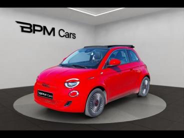 SPOTICAR Fiat 500 500c E 95ch (red) My23 Occasion - Citadine Electrique Rouge - Saint Doulchard - 1203960683_1