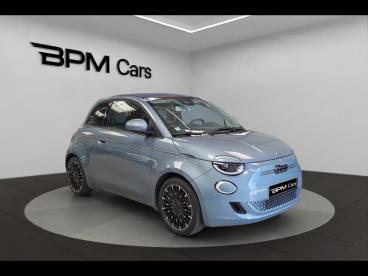 SPOTICAR Fiat 500 500c E 118ch Icone Plus Occasion - Citadine Electrique Glacier Blue - Orleans Cedex 02 - 1204003249_3