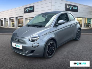 SPOTICAR Fiat 500 500c E 118ch My23 Occasion - Citadine Electrique Mineral Grey Métal - Champniers - 1204006856_1