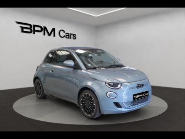 SPOTICAR Fiat 500 500c E 118ch Icone Plus Occasion - Citadine Electrique Glacier Blue - Orleans Cedex 02 - 1204011393_3