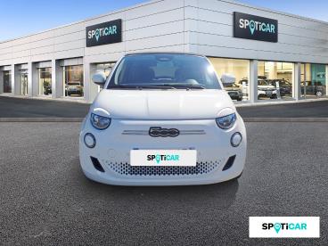 SPOTICAR Fiat 500 500c Cabriolet E/electrique 118ch Pack Confort & Style/ Occasion - Citadine Electrique Blanc - Chambray Les Tours - 1204109978_2