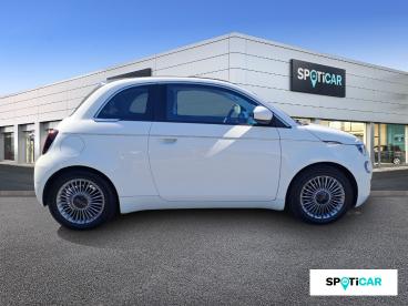 SPOTICAR Fiat 500 500c Cabriolet E/electrique 118ch Pack Confort & Style/ Occasion - Citadine Electrique Blanc - Chambray Les Tours - 1204109978_4