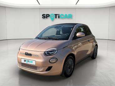 SPOTICAR Fiat 500 500c E 118ch Pack Confort My23 Occasion - Citadine Electrique Rose Gold Métal - Nimes Cedex 9 - 1204155827_1