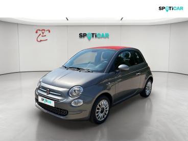 SPOTICAR Fiat 500 500c 1.2 8v 69ch S&s Lounge 113g Dualogic Occasion - Citadine Essence Electroclash Grey Métal - Nimes Cedex 9 - 1204155831_1