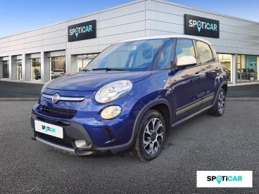 SPOTICAR Fiat 500l 1.3 Jtd 95ch Trekking Popstar + Gps/radar Ar Occasion - Monospace Diesel Bleu Venezia / Toit Blanc - Chambray Les Tours - 1203711492_1