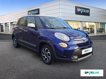SPOTICAR Fiat 500l 1.3 Jtd 95ch Trekking Popstar + Gps/radar Ar Occasion - Monospace Diesel Bleu Venezia / Toit Blanc - Chambray Les Tours - 1203711492_3
