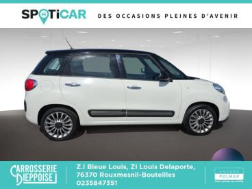 SPOTICAR Fiat 500l 1.6 Multijet 16v 120ch S&s Lounge Occasion - Monospace Diesel Gelato Blanc/toit Noir - Rouxmesnil-bouteilles - 1203973000_4