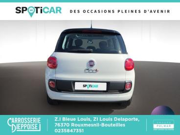 SPOTICAR Fiat 500l 1.6 Multijet 16v 120ch S&s Lounge Occasion - Monospace Diesel Gelato Blanc/toit Noir - Rouxmesnil-bouteilles - 1203973000_5