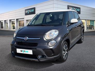 SPOTICAR Fiat 500l 1.4 16v 95ch Trekking Lounge Occasion - Monospace Essence Cinema Noir/toit Blanc - Reims - 1204086284_1