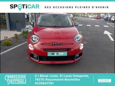 SPOTICAR Fiat 500x 1.5 Firefly Turbo 130ch S/s Hybrid Sport Dct7 Occasion - Suv-4x4 Hybride Rouge Passione Pastel - Rouxmesnil-bouteilles - 1203742524_2