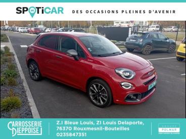 SPOTICAR Fiat 500x 1.5 Firefly Turbo 130ch S/s Hybrid Sport Dct7 Occasion - Suv-4x4 Hybride Rouge Passione Pastel - Rouxmesnil-bouteilles - 1203742524_3