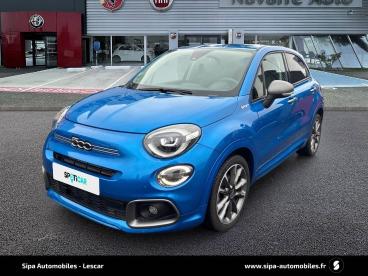 SPOTICAR Fiat 500x 1.6 Multijet 130 Ch Sport Pack Occasion - Suv-4x4 Diesel Bleu - Lescar - 1203828966_1