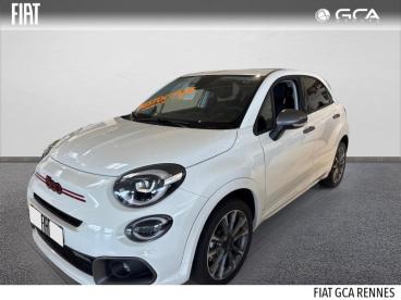 SPOTICAR Fiat 500x 1.5 Firefly Turbo 130ch S/s Hybrid (red) Dct7 Occasion - Suv-4x4 Hybride Blanc - Saint-malo - 1203900611_1