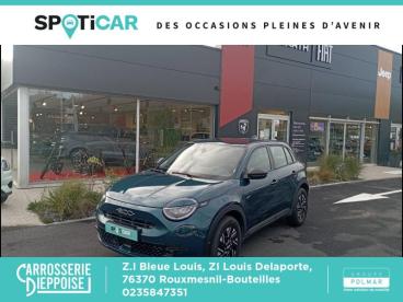 SPOTICAR Fiat 600 1.2 Hybrid 100ch Pack Confort Dct6 Occasion - Suv-4x4 Hybride Bleu Sea Métallisé - Rouxmesnil-bouteilles - 1203750149_1