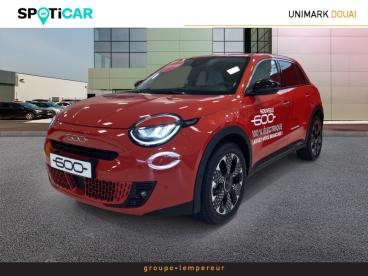 SPOTICAR Fiat 600 E 156ch 54kwh La Prima Non Eligible Au Bonus Occasion - Suv-4x4 Electrique Orange - Dechy - 1203868676_1