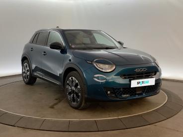 SPOTICAR Fiat 600 T-gen 3 1.2 Hybrid 145ch Edct6 La Prima Occasion - Berline Essence Bleu - France - 1204071808_3