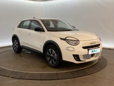 SPOTICAR Fiat 600 T-gen 3 1.2 Hybrid 145ch Edct6 Pop Occasion - Berline Essence Ice White - France - 1204085665_3