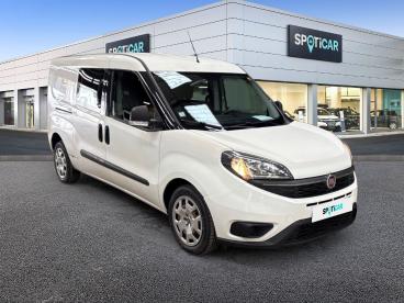 SPOTICAR Fiat Doblo Cargo Maxi 1.6 Multijet 105ch Cabine Approfondie Pro Lou Occasion - Utilitaire Diesel Blanc - Dizy - 1204015363_3