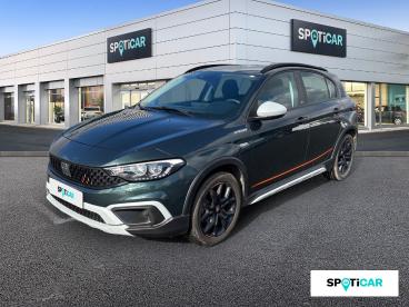 SPOTICAR Fiat Tipo Cross 1.5 Firefly Turbo 130ch S/s Garmin Hybrid Dct7 My2 Occasion - Berline Hybride Vert - Mouilleron Le Captif - 1203437350_1