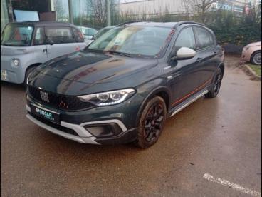 SPOTICAR Fiat Tipo Cross 1.5 Firefly Turbo 130ch S/s Garmin Hybrid Dct7 My2 Occasion - Berline Hybride Vert - Vert Saint Denis - 1203658458_1