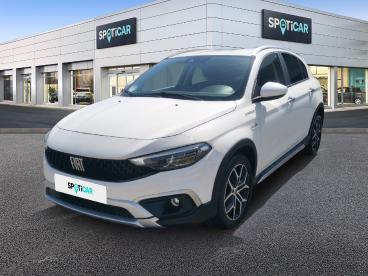 SPOTICAR Fiat Tipo Cross 1.5 Firefly Turbo 130 Ch S&s Dct7 Hybrid Plus Occasion - Berline Essence Blanc Gelato - Macon - 1204172306_1