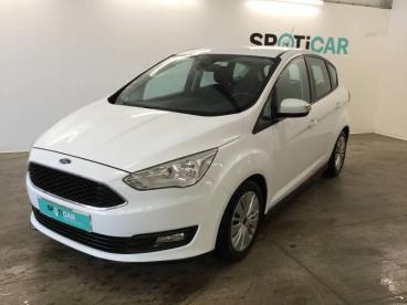 SPOTICAR Ford C-max 1.0 Ecoboost 125ch Stop&start Business Nav Occasion - Monospace Essence Blanc Glacier - Mende - 1203723417_1