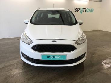 SPOTICAR Ford C-max 1.0 Ecoboost 125ch Stop&start Business Nav Occasion - Monospace Essence Blanc Glacier - Mende - 1203723417_2