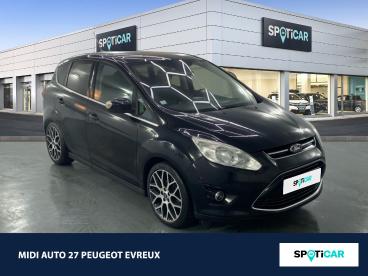 SPOTICAR Ford C-max 1.0 Scti 125ch Ecoboost Stop&start Titanium X Occasion - Monospace Essence Noir Scala - Normanville - 1203829706_3