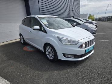 SPOTICAR Ford C-max 1.0 Ecoboost 125 Ch Bvm6 S&s Titanium Occasion - Monospace Essence Blanc - Joue Les Tours - 1203982767_5