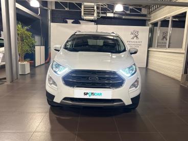 SPOTICAR Ford Ecosport 1.0 Ecoboost 125ch S&s Bvm6 Titanium Occasion - Suv-4x4 Essence Blanc - St Etienne - 1203753950_2