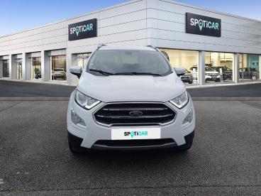 SPOTICAR Ford Ecosport 1.0 Ecoboost 125 Titanium // Gps + Radar De Recul Occasion - Suv-4x4 Essence Blanc Glacier - Limoges - 1203894639_2