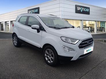 SPOTICAR Ford Ecosport 1.0 Ecoboost 125 Titanium // Gps + Radar De Recul Occasion - Suv-4x4 Essence Blanc Glacier - Limoges - 1203894639_3